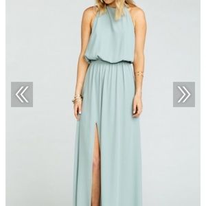 Show me your mumu heather halter dress